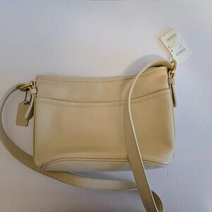 Vintage Coach "Worth"‎ crossbody shoulder bag bone color NWT